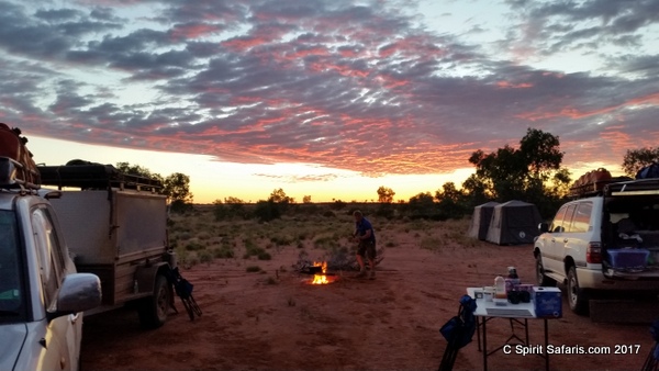 Gibson Great Sandy Desert Tours campfire