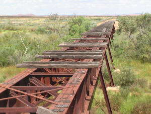 Old Ghan Railway Bridge