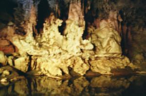 Tunnel Creek staligmites - Kimberley tours