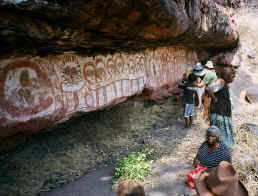 Wandjina Aboriginal Rock Art