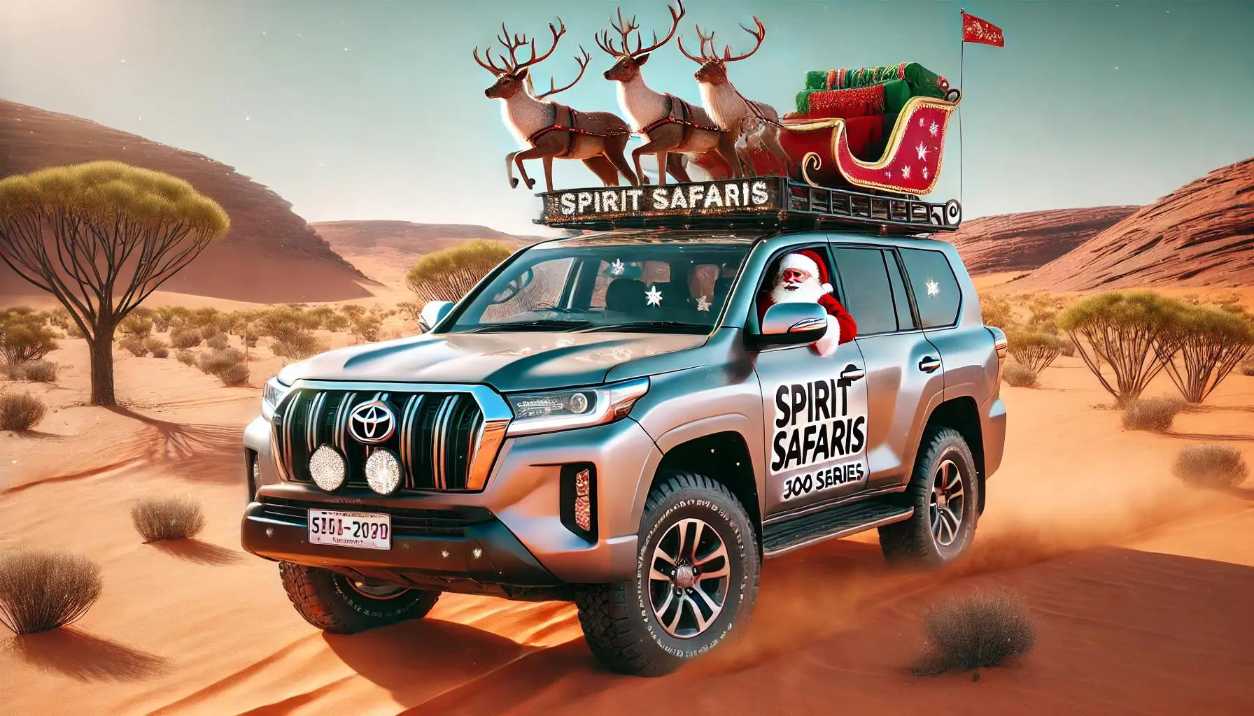 SANTA ON TOUR WITH SPIRIT SAFARIS