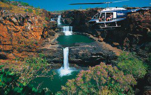 Kimberley Broome to Broome Mitchell Falls 11 Day Tour helicopter flight