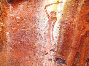 Gwion rock art on Kimberley Darwin Broome Mitchell Falls Tours 11 days